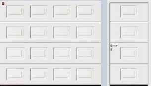 Panelled LPU with matching side door in Traffic white RAL 9016